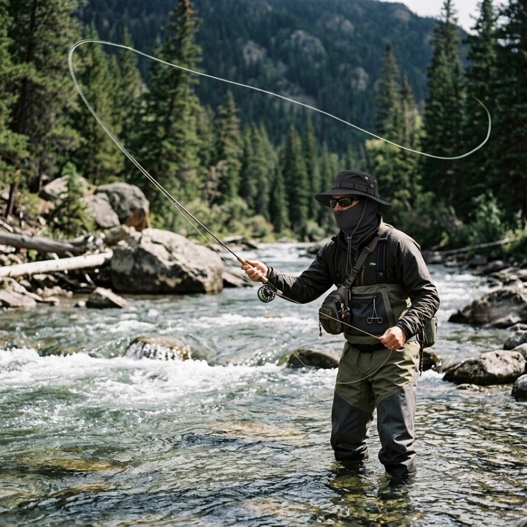 Fly fishing in the black ESCUDO hat